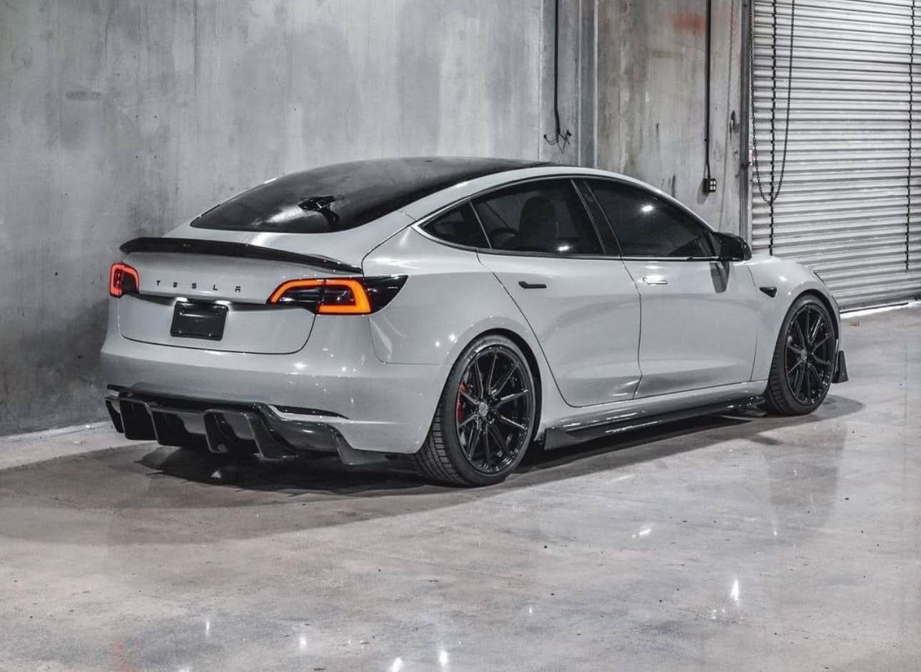 Tesla Model 3 - Full Carbon Fiber Aero Kit - Exotics Carbon Design