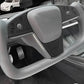 Tesla Model S / Model X (2021–2024) Carbon Fiber Steering Wheel Button Cover – Sporty Interior Upgrade - Exotics Carbon Design