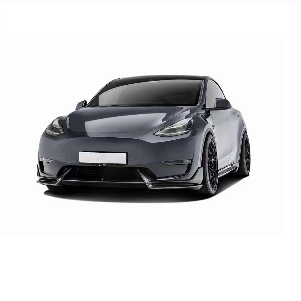 Tesla Model Y (2020 - 2024) - AD Style Full Carbon Fiber Aero Kit - Exotics Carbon Design
