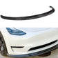 Tesla Model Y (2020 - 2024) - Carbon Fiber Exotic Design Front Lip - Exotics Carbon Design