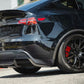 Tesla Model Y (2020 - 2024) - Carbon Fiber Rear Diffuser Lip - Exotics Carbon Design