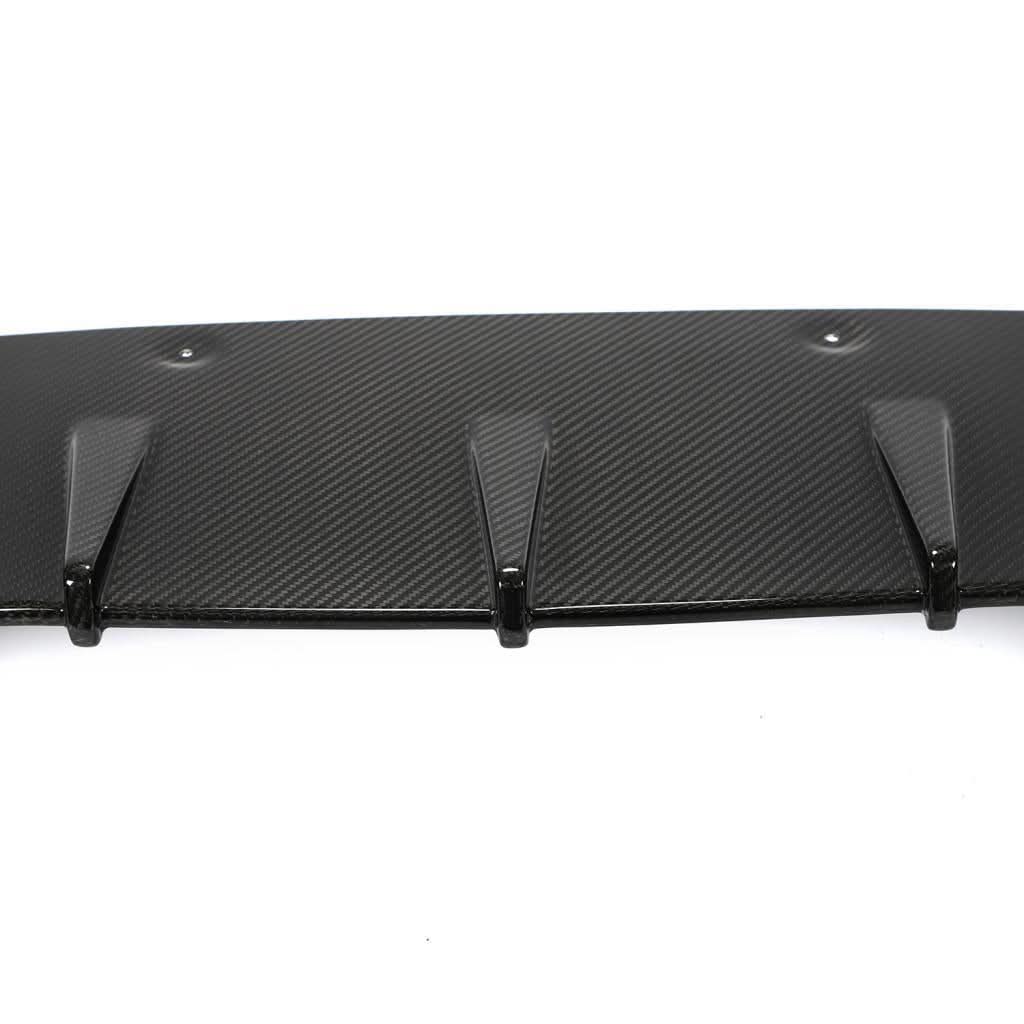 Tesla Model Y (2020 - 2024) - Carbon Fiber Rear Diffuser Lip - Exotics Carbon Design