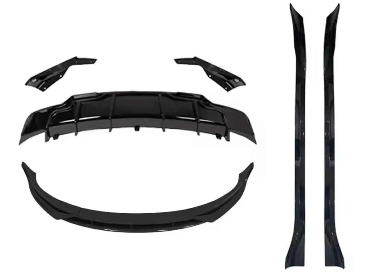 Tesla Model Y (2020 - 2024) - Gloss Black Aero Full Body Kit - Exotics Carbon Design