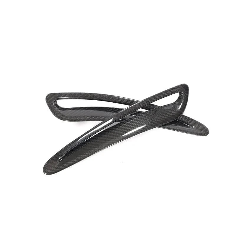 Toyota Supra A90 2 - Piece Carbon Fiber Hood Trim Vents - Exotics Carbon Design