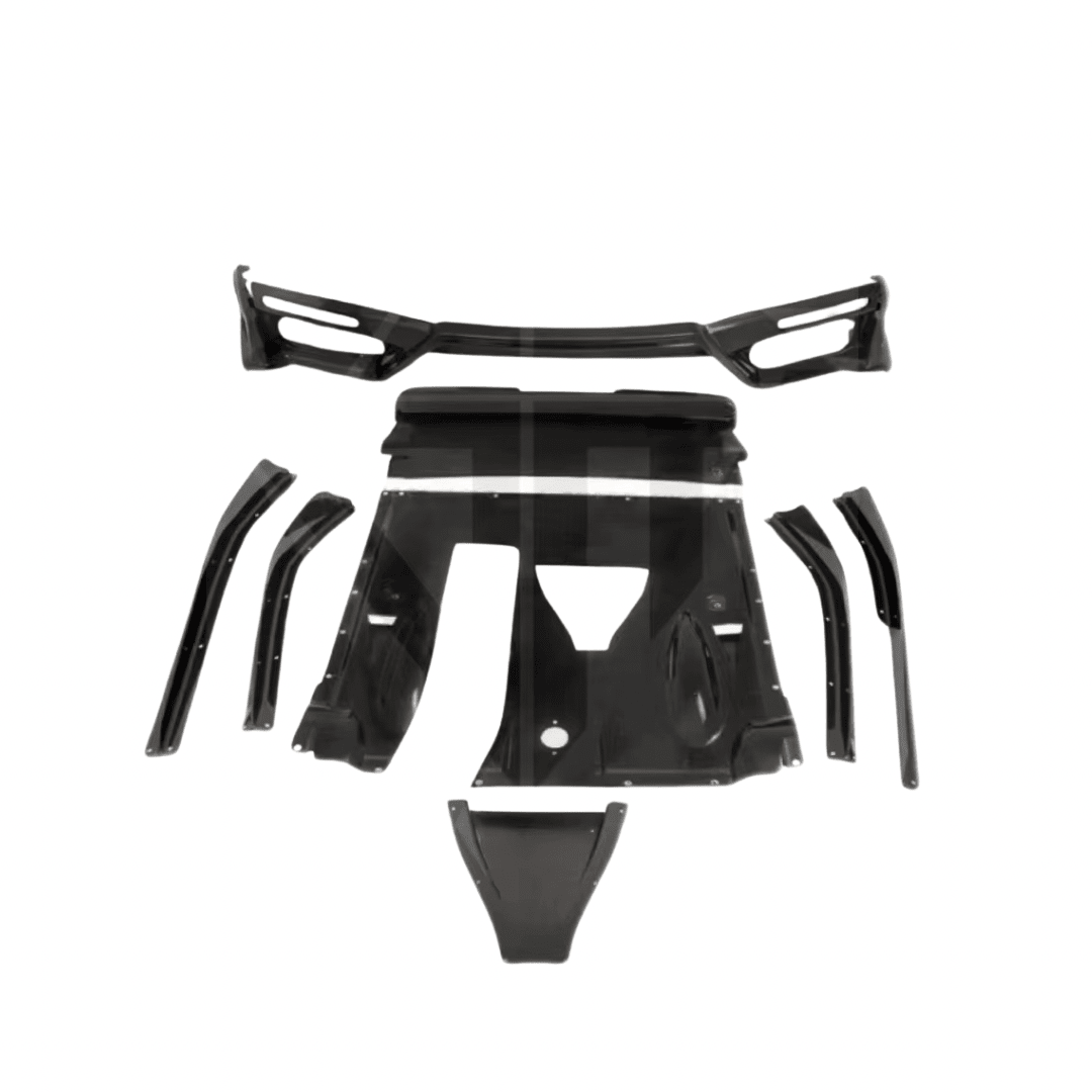 T.S Style Carbon Rear Diffuser with Panels – Nissan GTR R35 (2009–2022) - Exotics Carbon Design