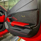 Z - Art Style Carbon Fiber Interior Door Panels – Ferrari 488 (2015+) - Exotics Carbon Design