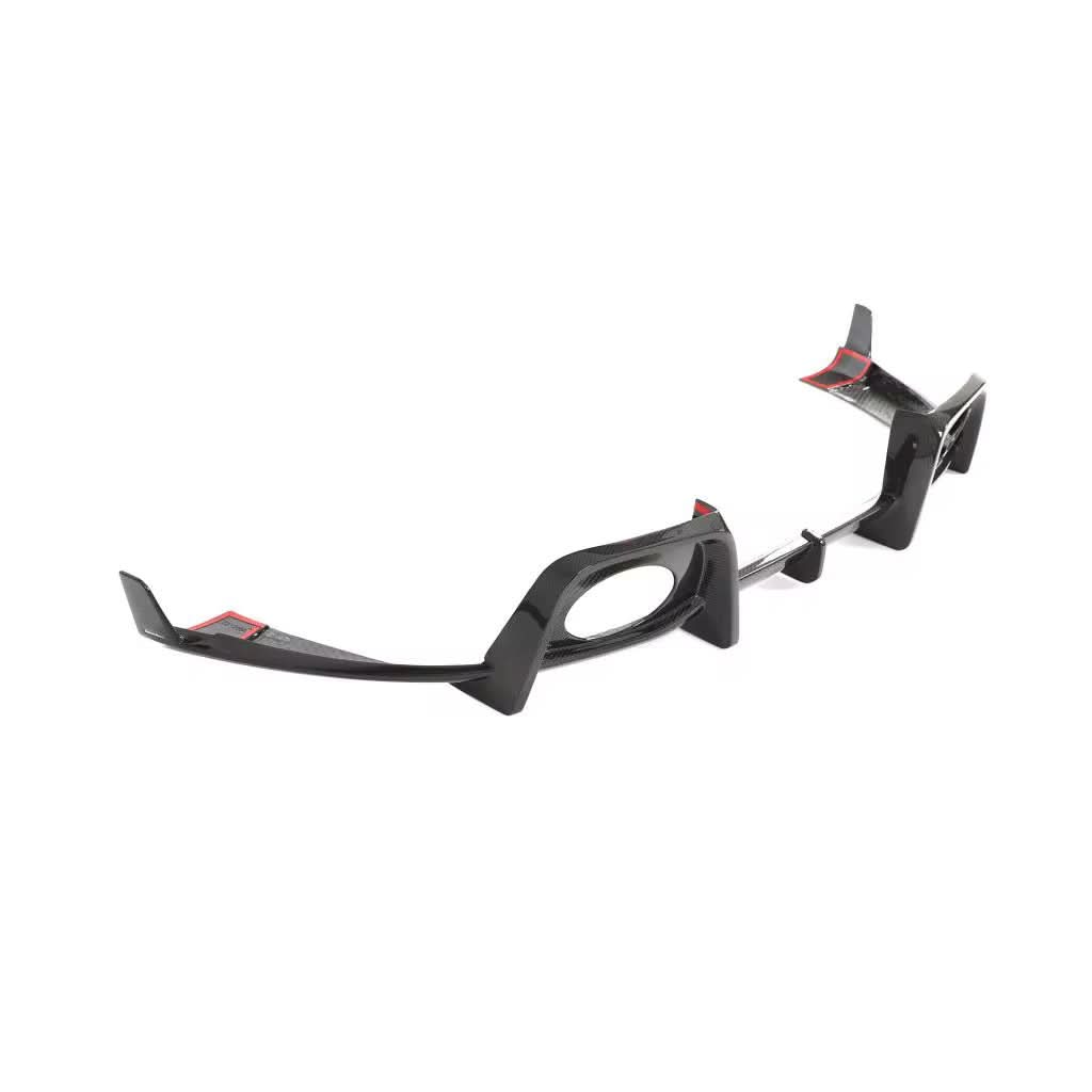 Z-Style Rear Carbon Fiber Diffuser - Porsche 911 (992) - Exotics Carbon Design